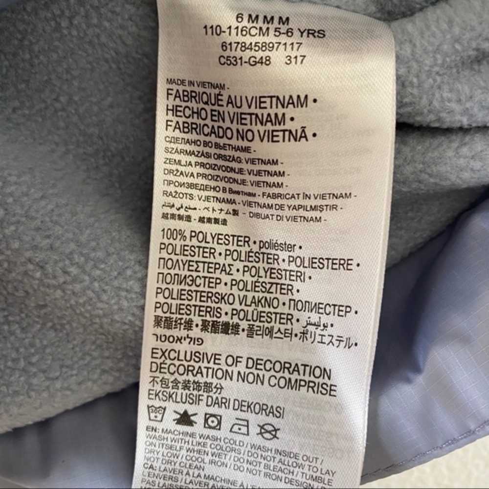 NWT NIKE NSW Winter Puffer Glacier Grey Frost Hooded Jacket - Picture 12 of 15